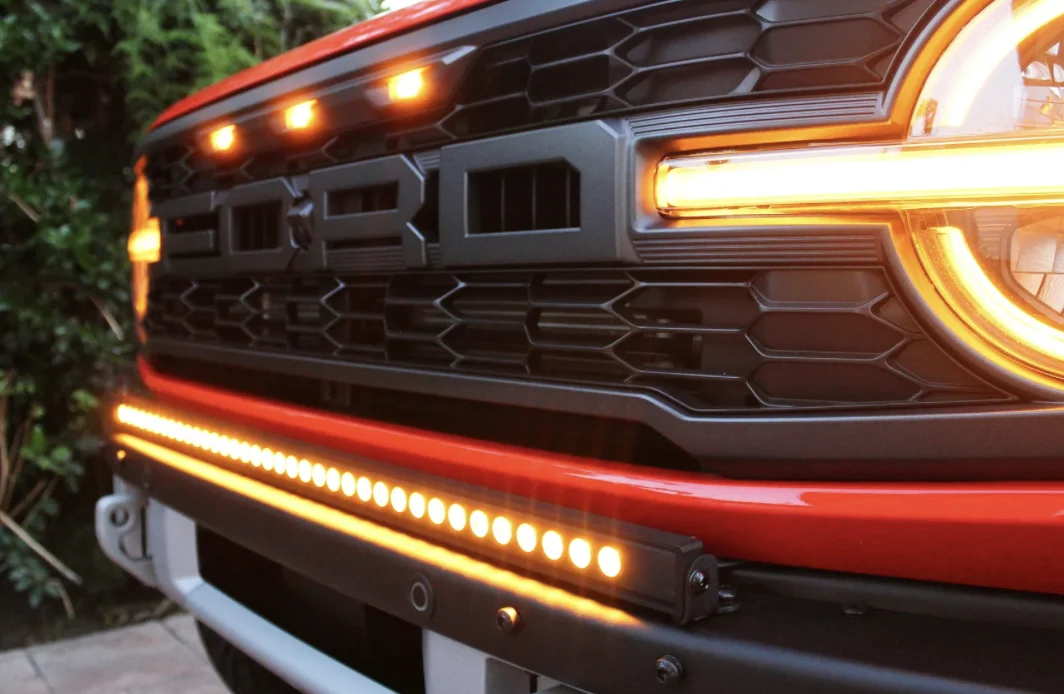 2022+ Ford Bronco Raptor 40in Bumper Light Bar - Slim 2.webp
