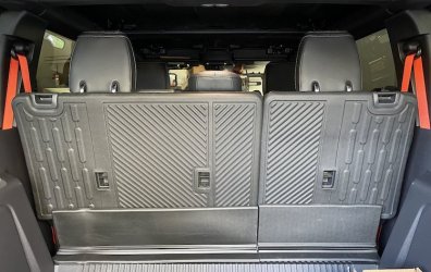 Rear seat back protector accessory
