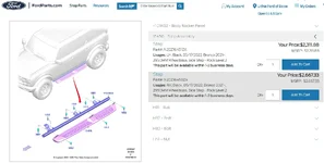 For Sale - Ford Bronco Raptor rock slider and side step assembly.webp For Sale - Ford Bronco Raptor rock slider and side step assembly.webp