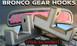 Bronco Gear Hooks