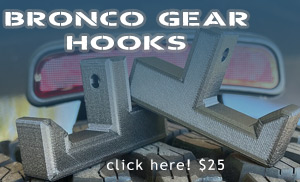 Bronco Gear Hooks